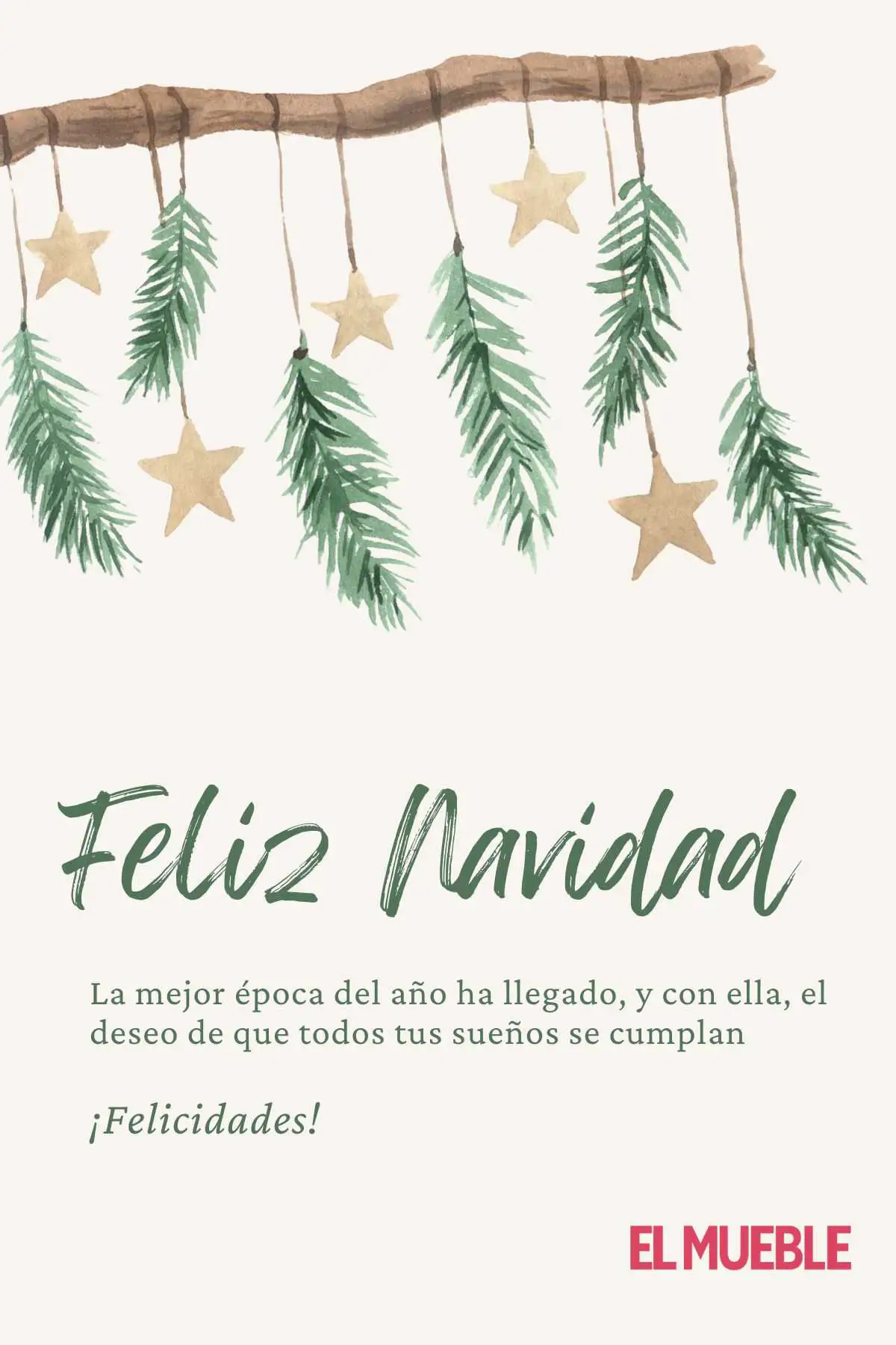 Green And Red Minimalist Watercolor Branch Holiday Card (16)