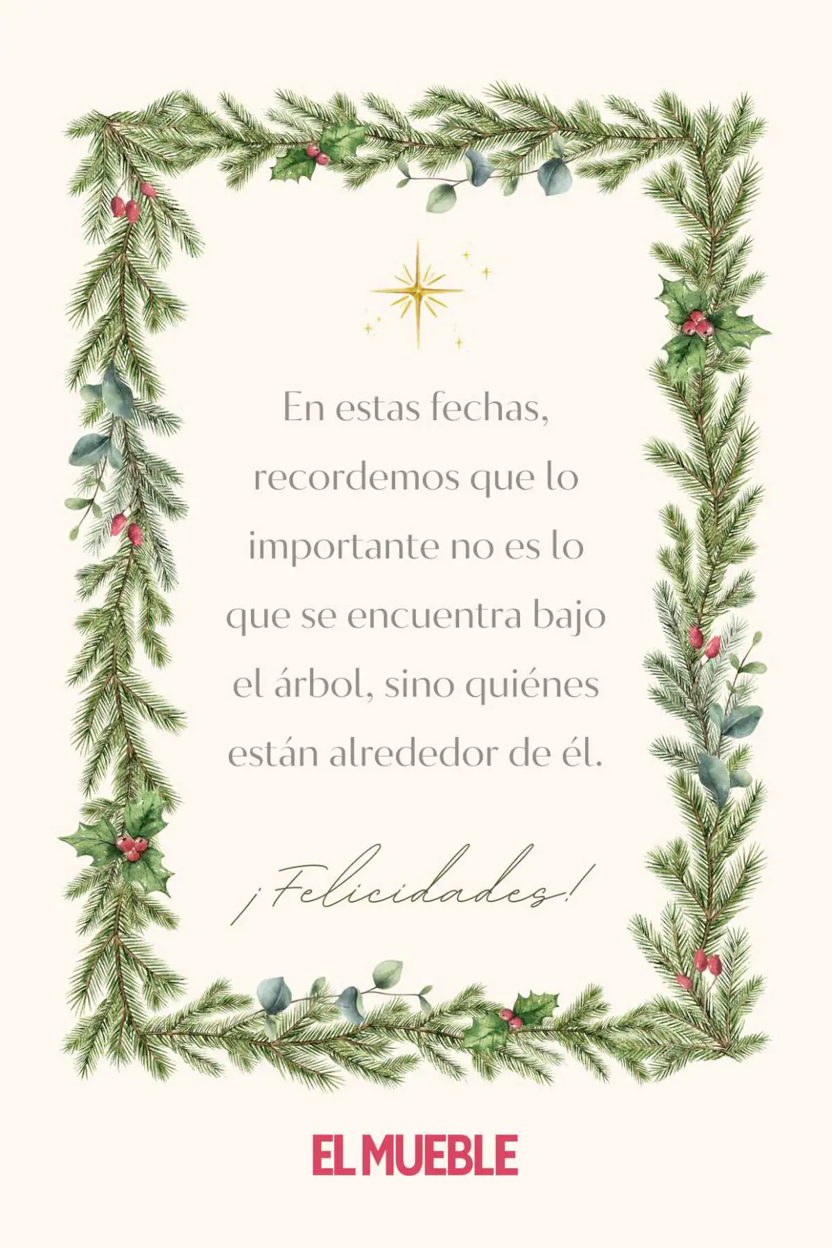 Green And Red Minimalist Watercolor Branch Holiday Card (3)