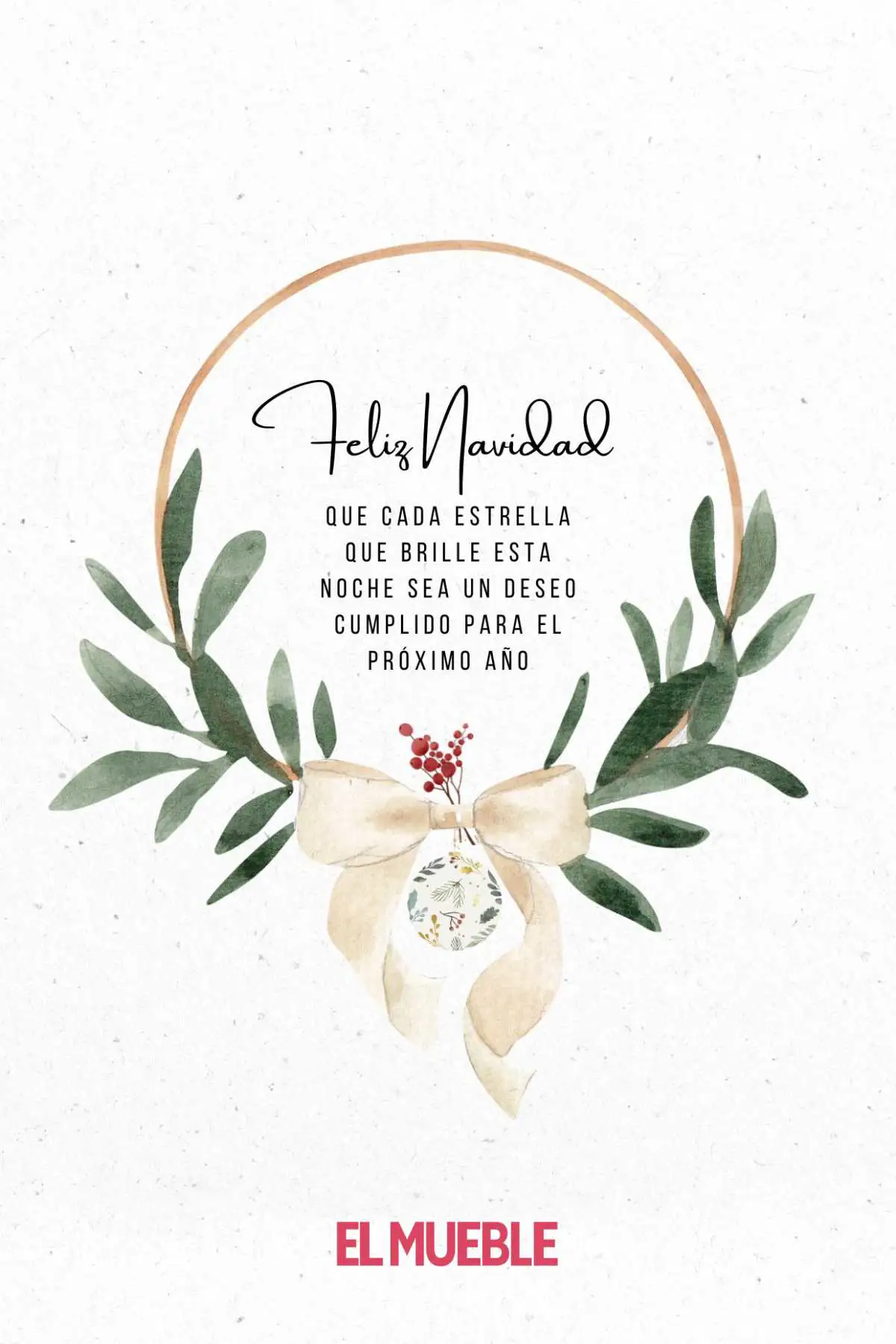 Green And Red Minimalist Watercolor Branch Holiday Card (4)
