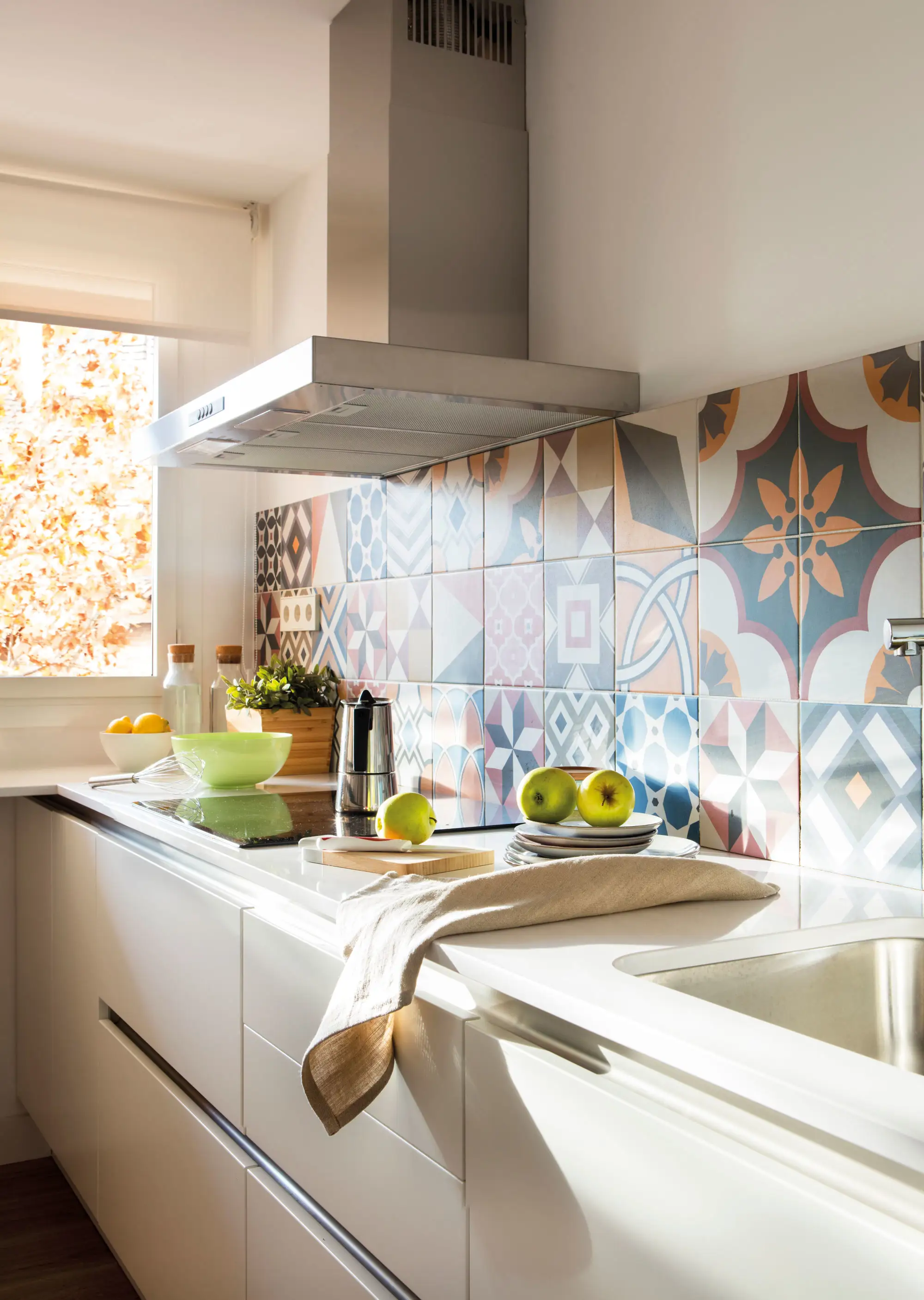 Cocina zon azulejos de diseños geométricos