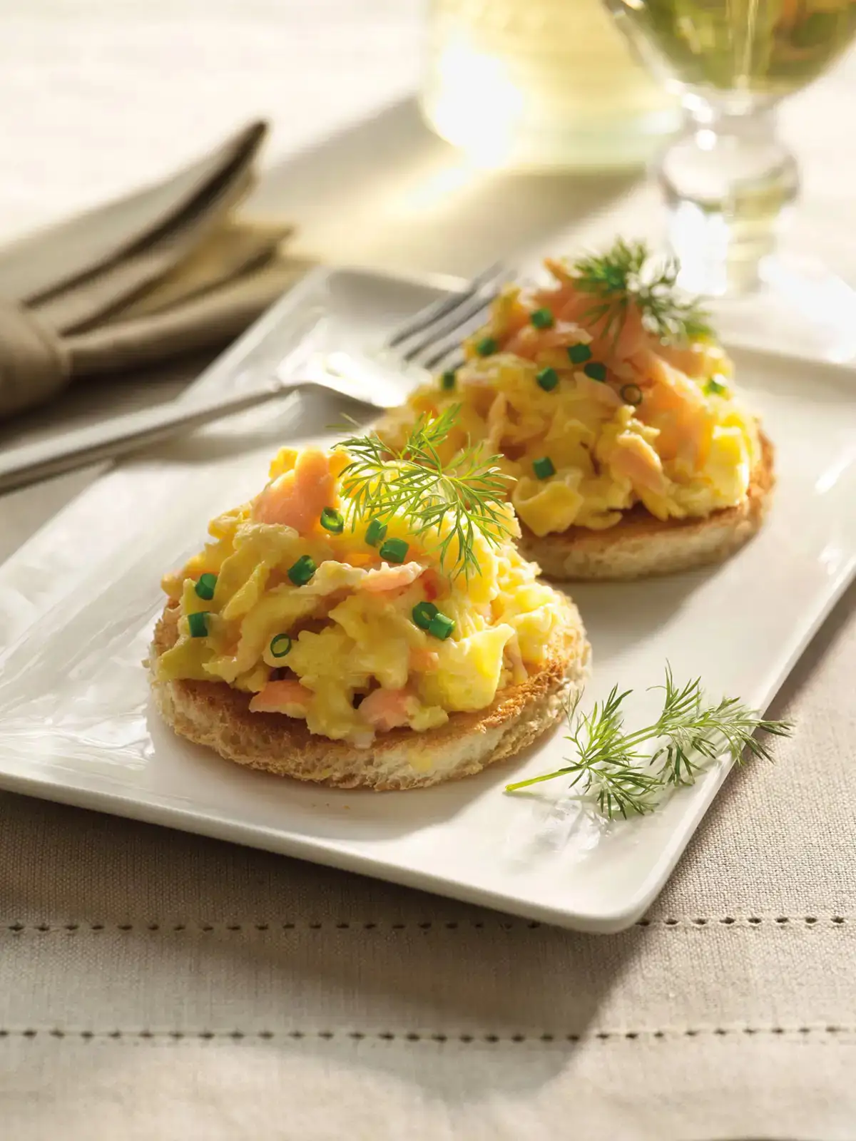 canape de revuelto de salmon 