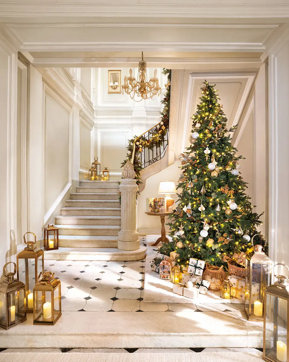 Recibidor de La Casa de Navidad de El Mueble
