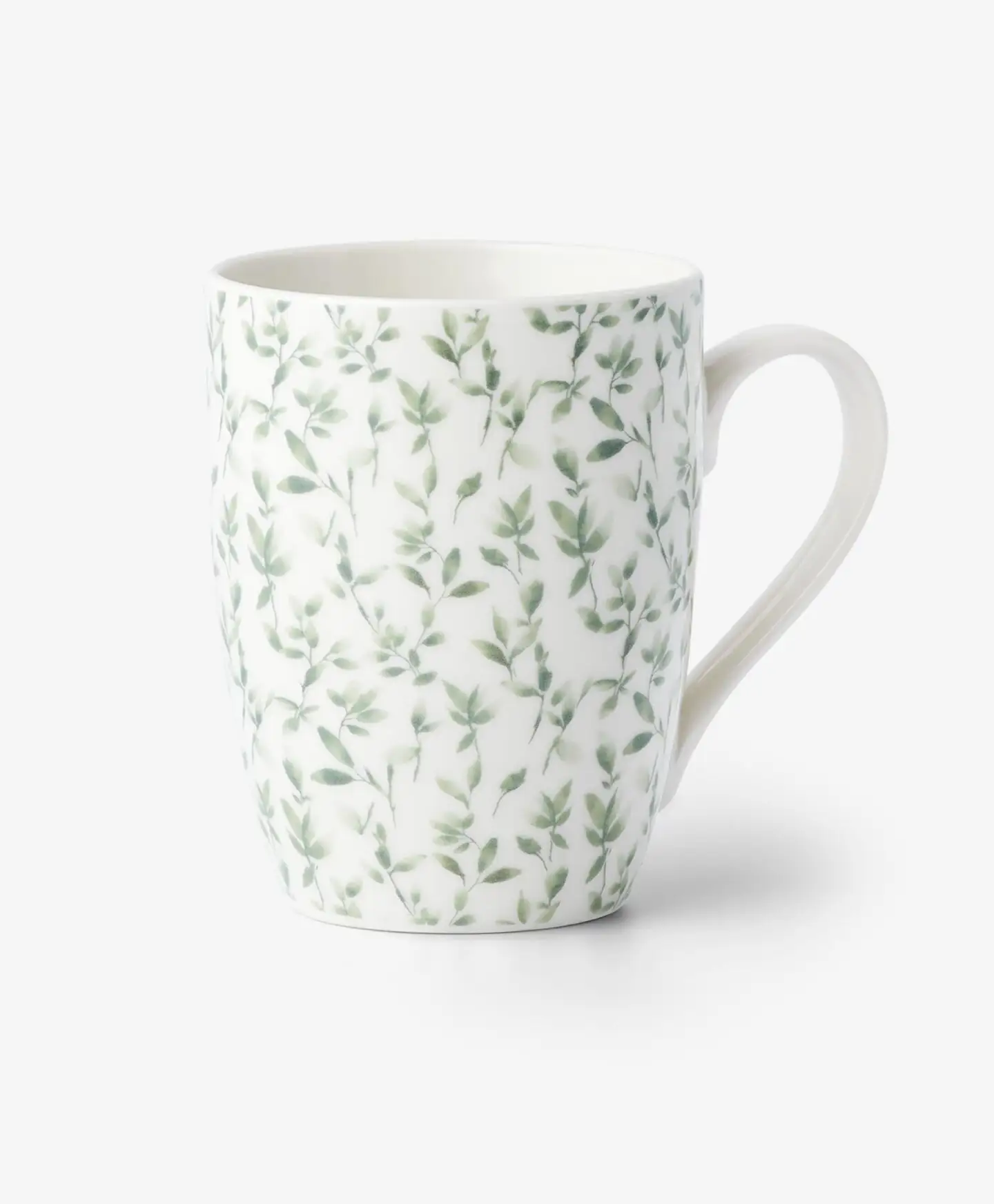 Taza de cerámica de flores