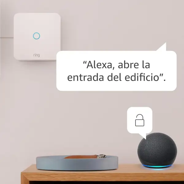 Ring Intercom de Amazon + Echo Pop Blanco