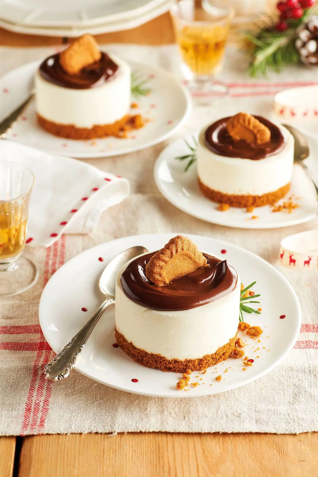 Cheesecake con chocolate