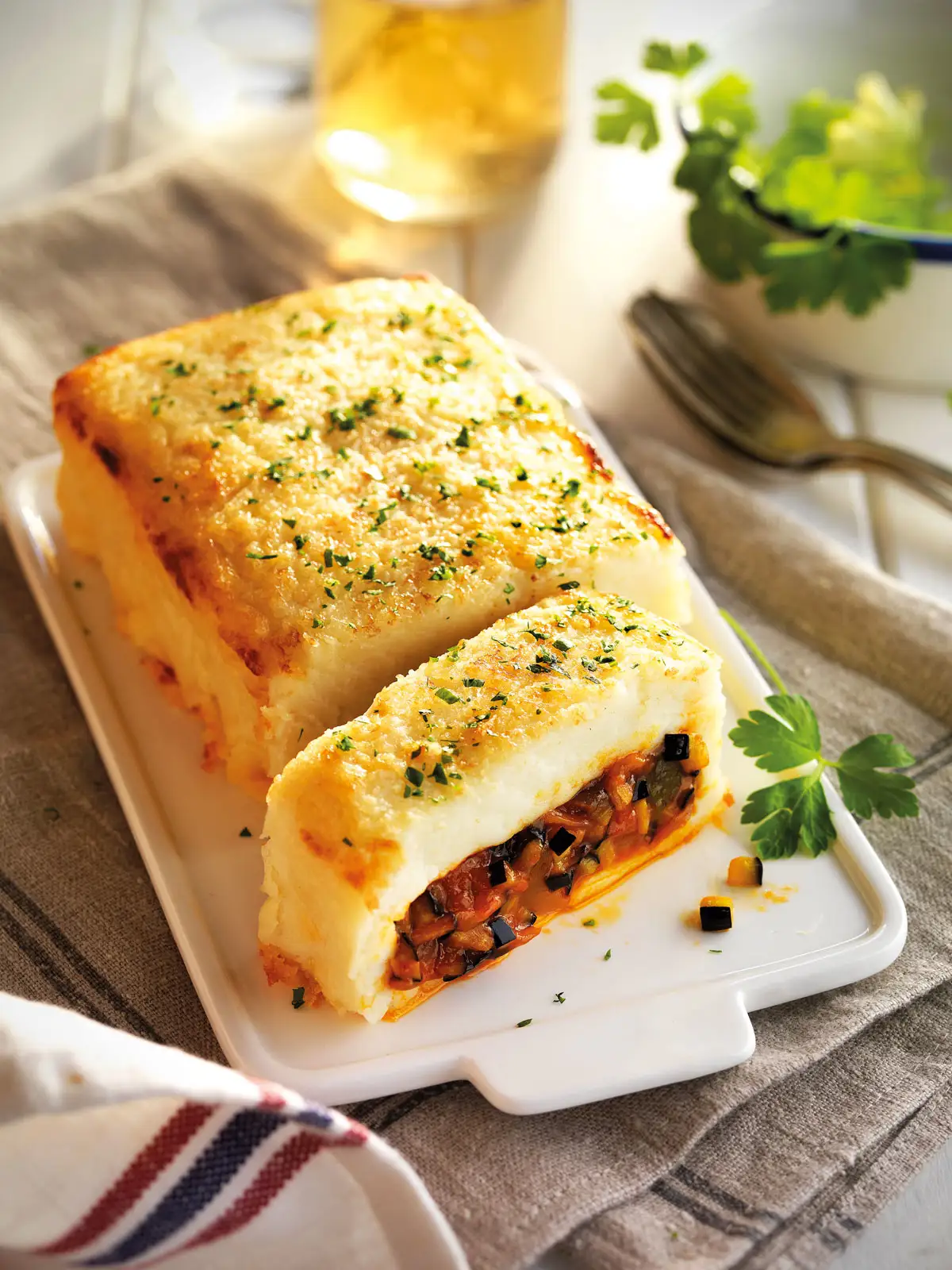menú semanal 2 pastel de patata y pisto