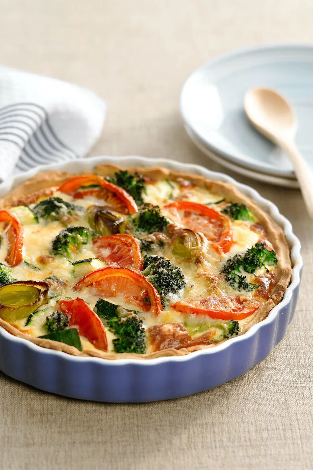 menú semanal 3 Quiche de verduras