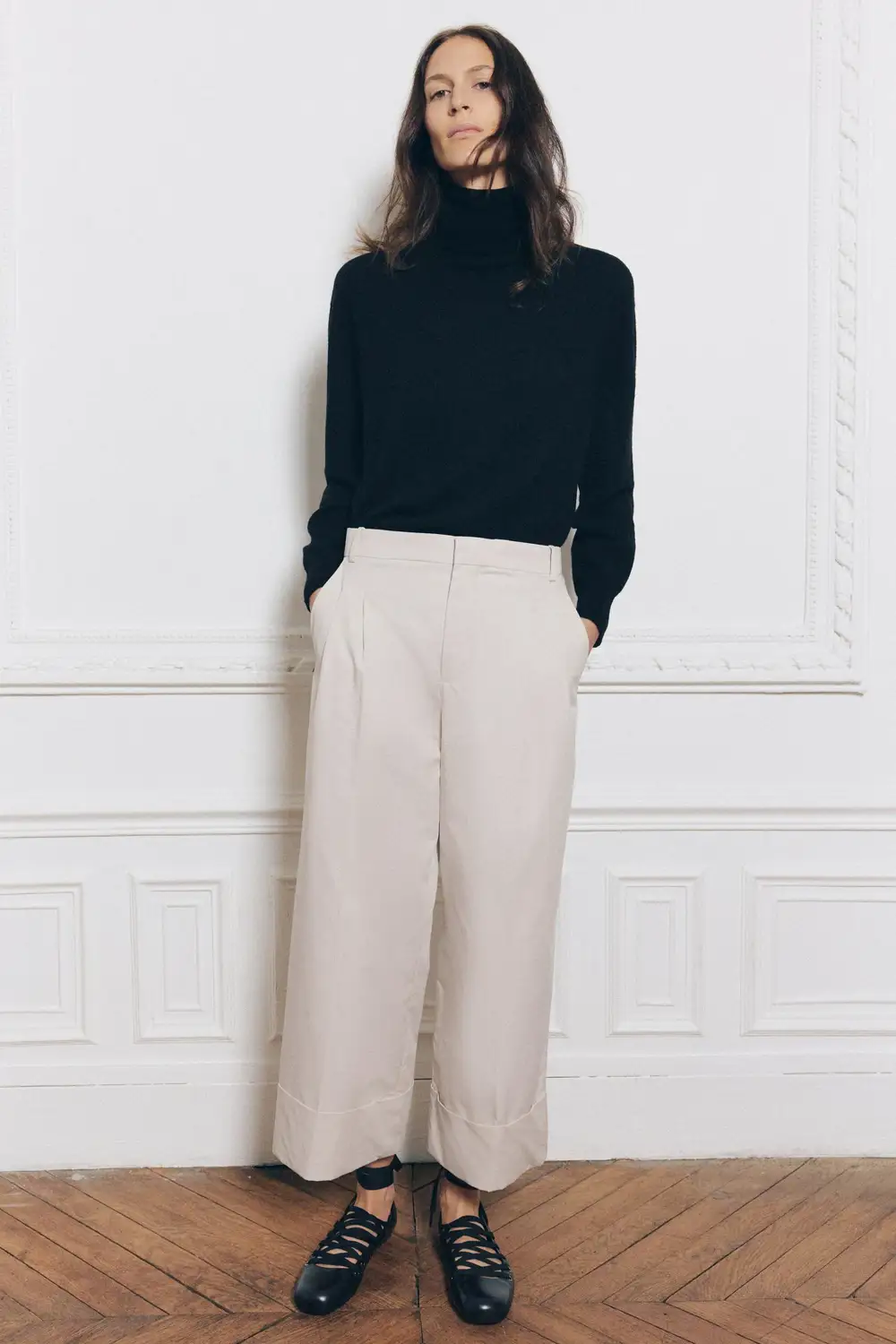 Pantalón de pinza Zara