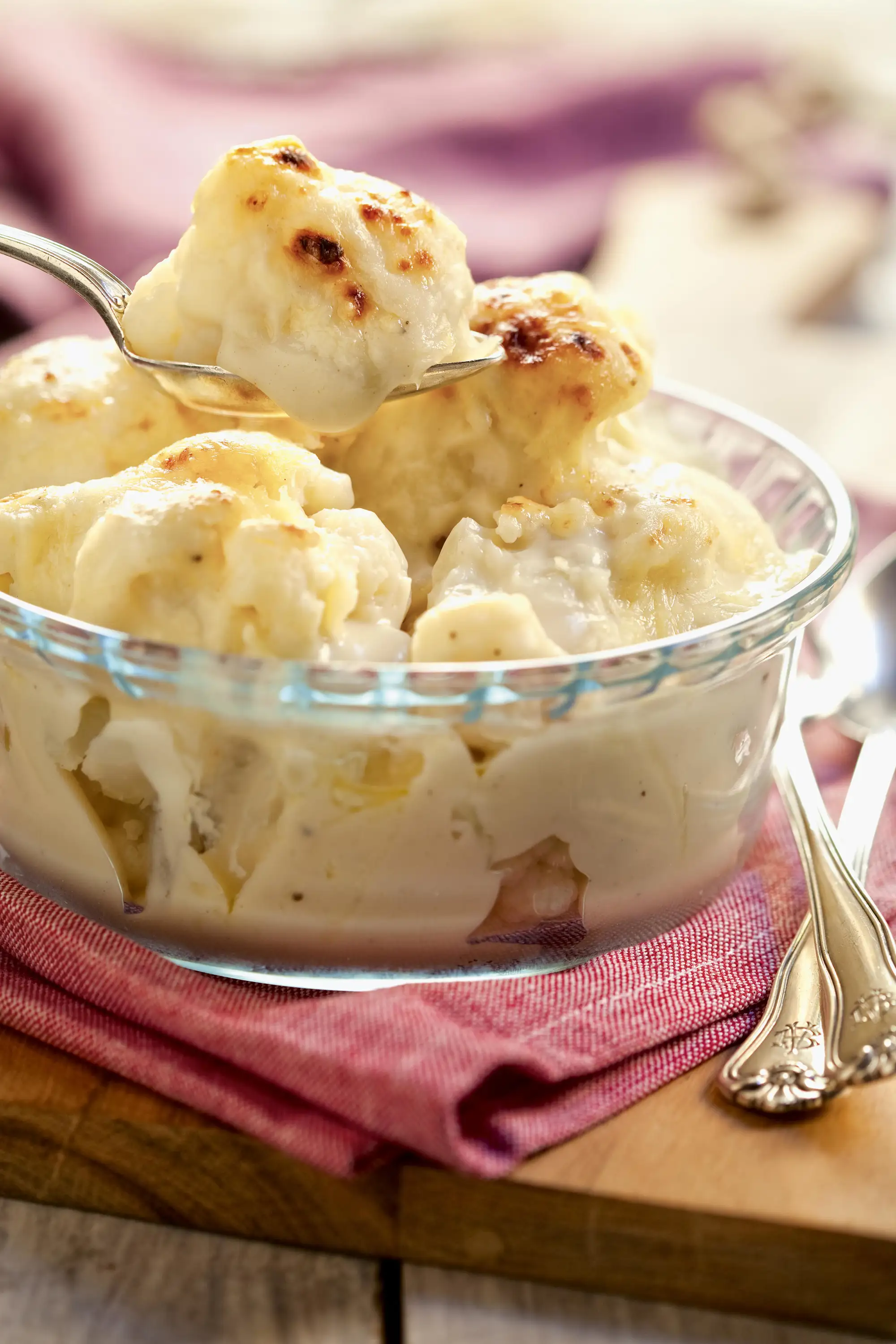 Coliflor gratinada