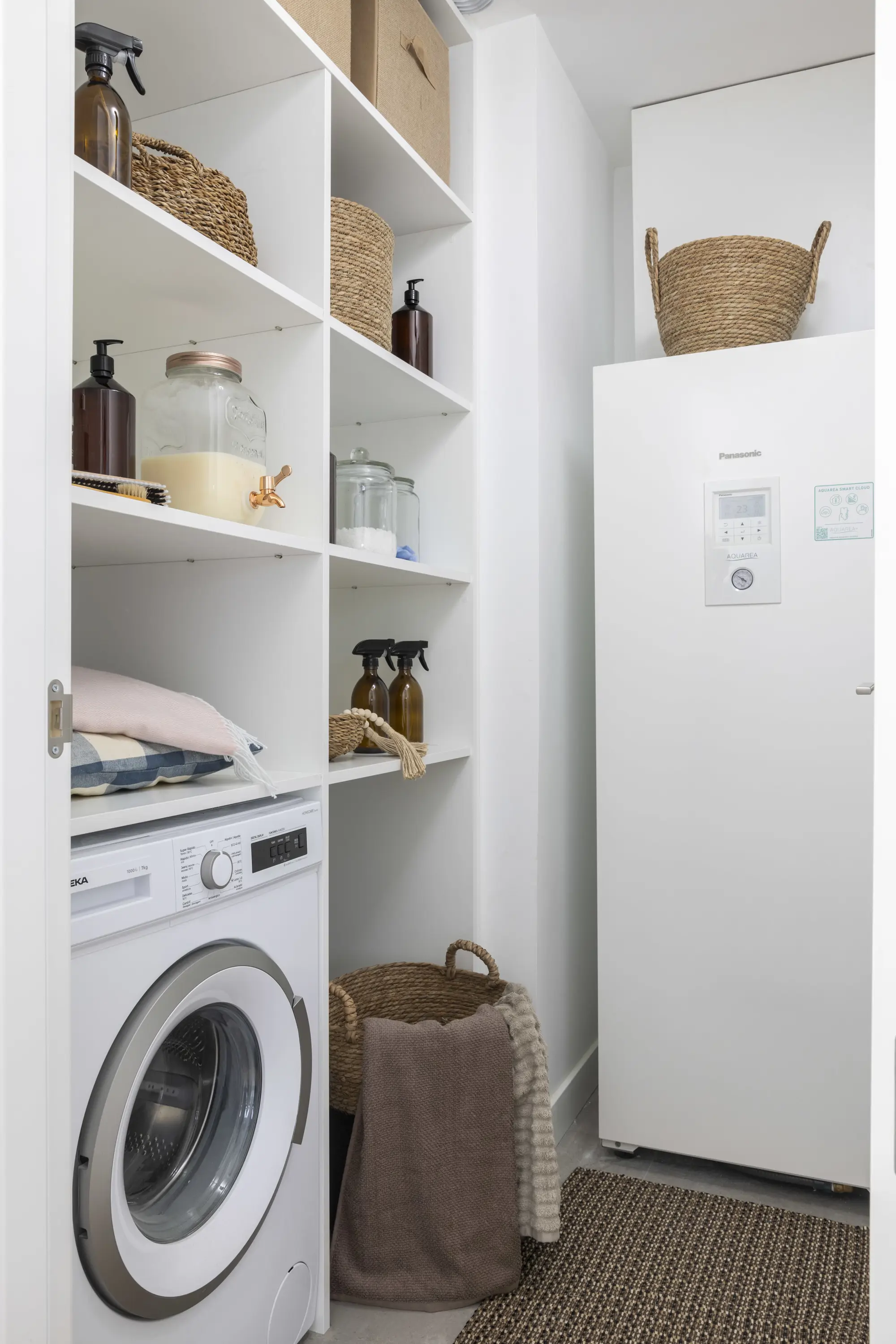 Con un pequeño laundry muy funcional