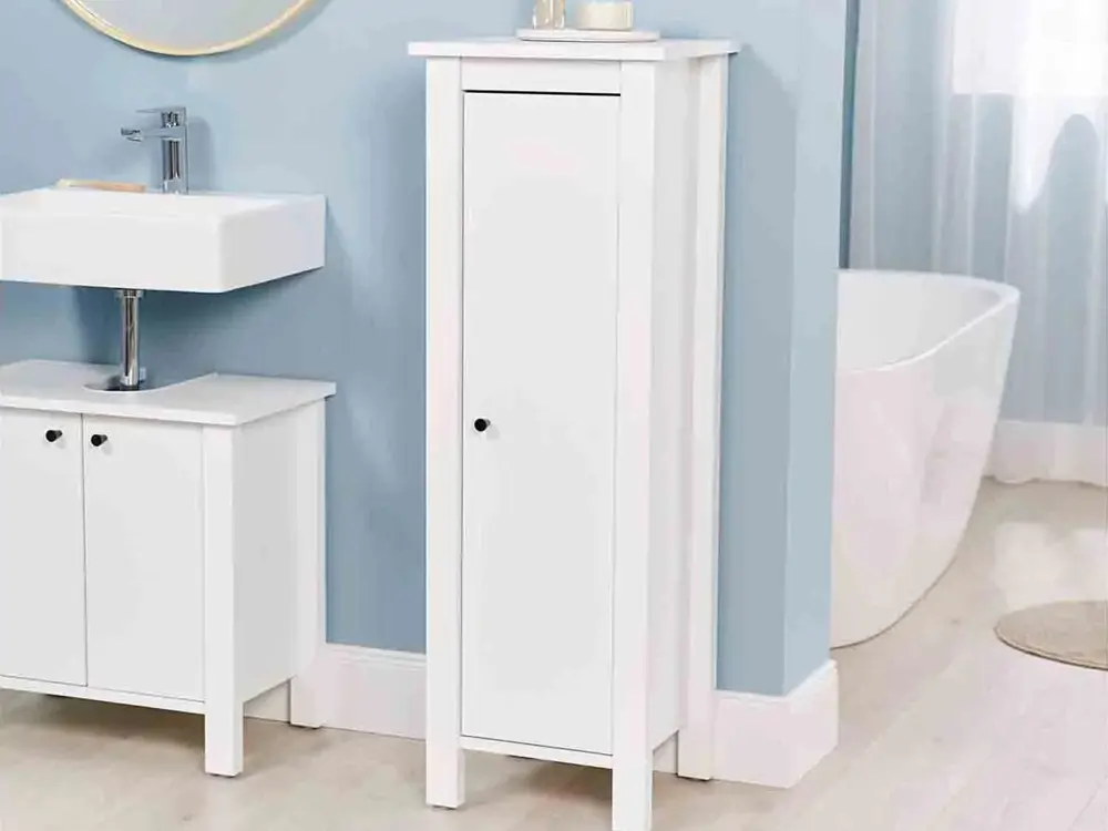 Muebles de baño blancos de Lidl