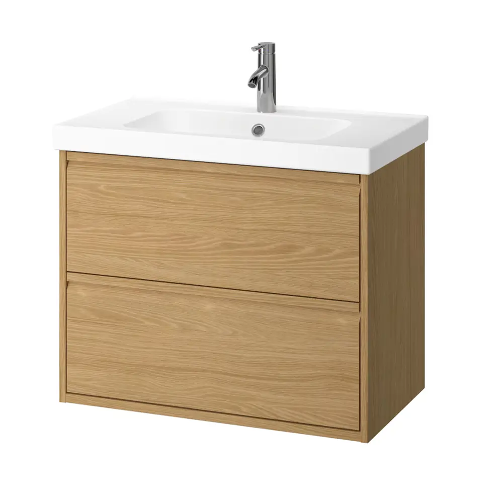 mueble baño madera IKEA volado ÄNGSJÖN / ORRSJÖN