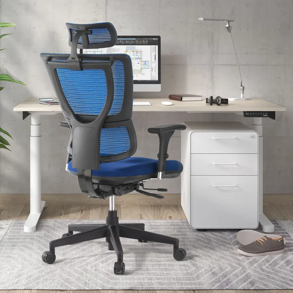 silla de oficina ergonomica android sincro red
