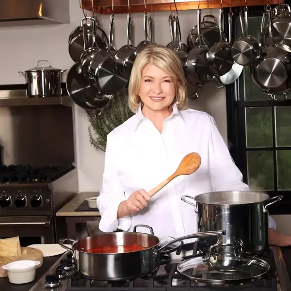 La receta 'revolucionaria' de pasta de Martha Stewart, con un truco inusual de cocina que es la clave de su éxito