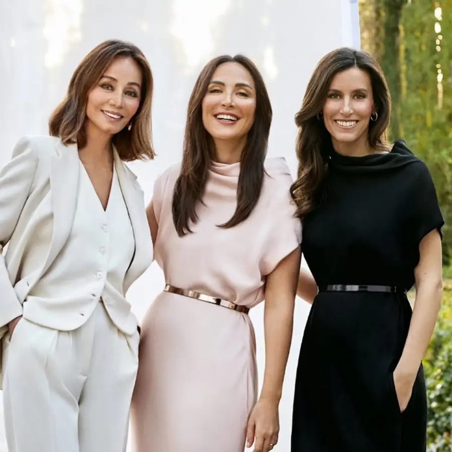 Isabel Preysler y sus hijas, Tamara y Ana