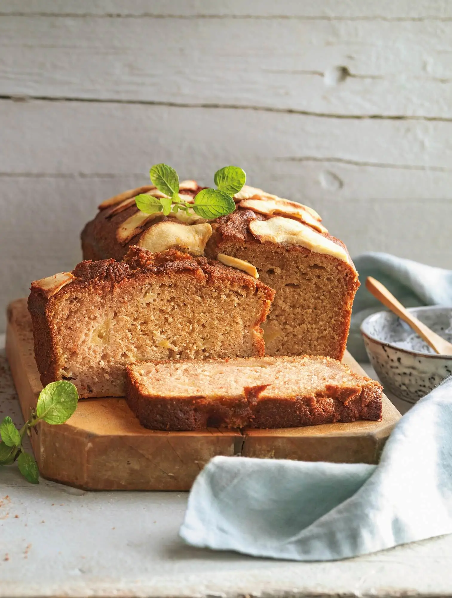 postres de invierno con manzana Plumcake de yogur y manzana