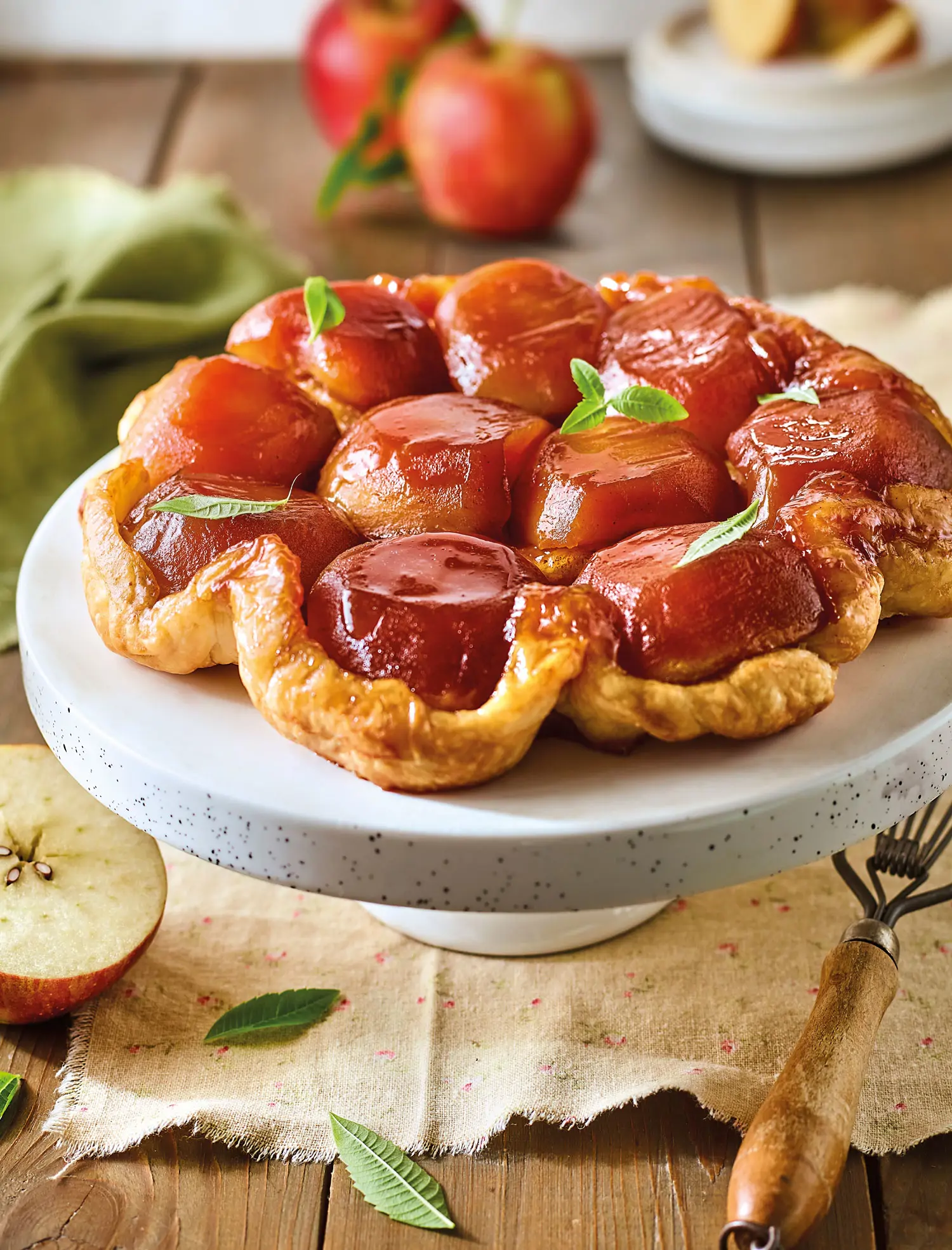 postres de invierno con manzana Tatin de manzana