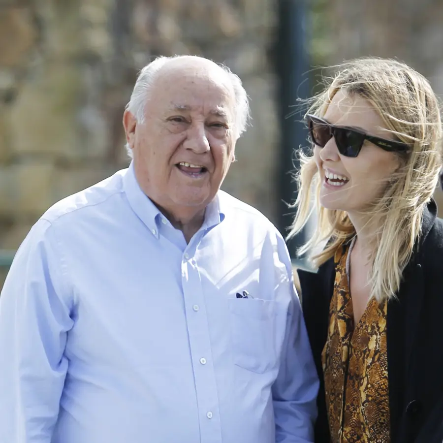 Amancio Ortega junto a su hija Marta Ortega