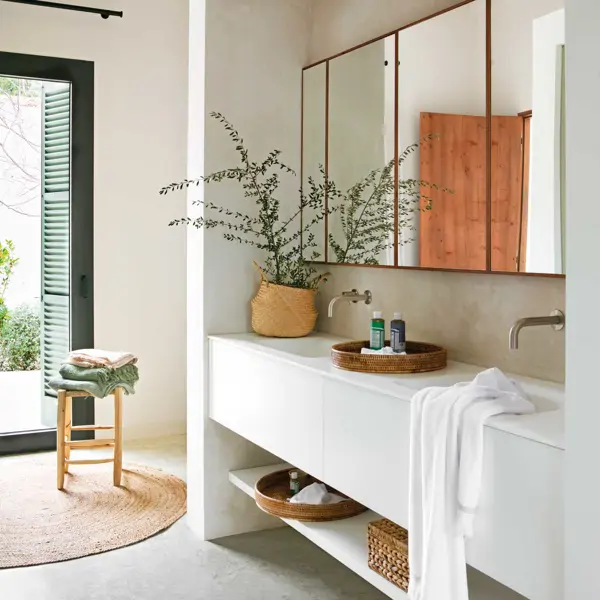 Si tuviera que renovar mi baño, copiaría estas 10 NUEVAS ideas de baños reales, modernos y elegantes de El Mueble