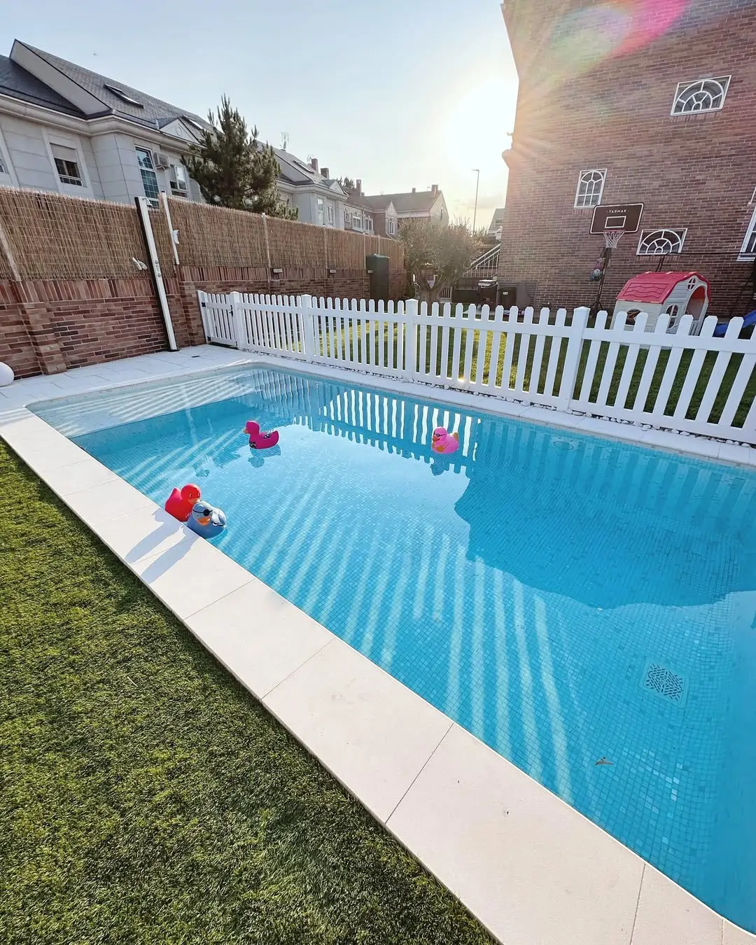 Una piscina para disfrutar del buen tiempo