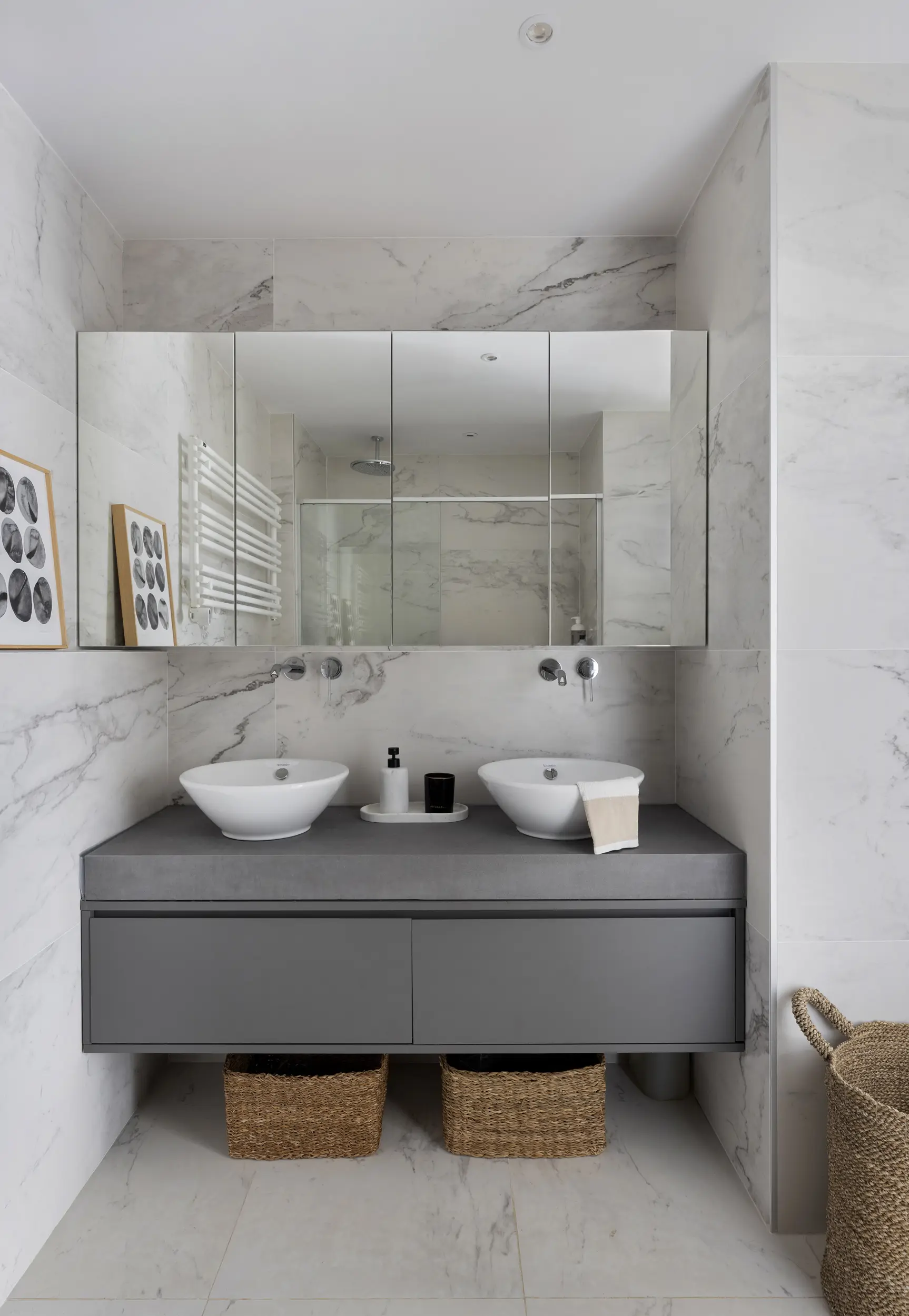 El cuarto de baño principal