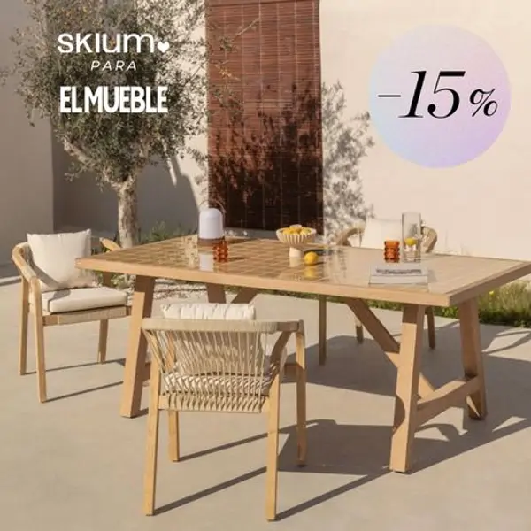 Adiós invierno: renueva tu terraza con la nueva línea de exterior de Sklum ¡Con rebajas exclusivas solo para ti!