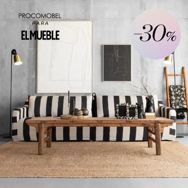 ¡Renueva tu salón esta primavera! Procomobel te lo pone fácil con un descuentazo exclusivo del 30% en sofás, mesas, sillas y mucho más