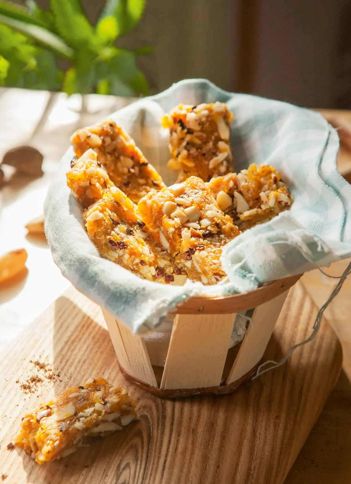 desayunos saciates barritas de muesli y plátano