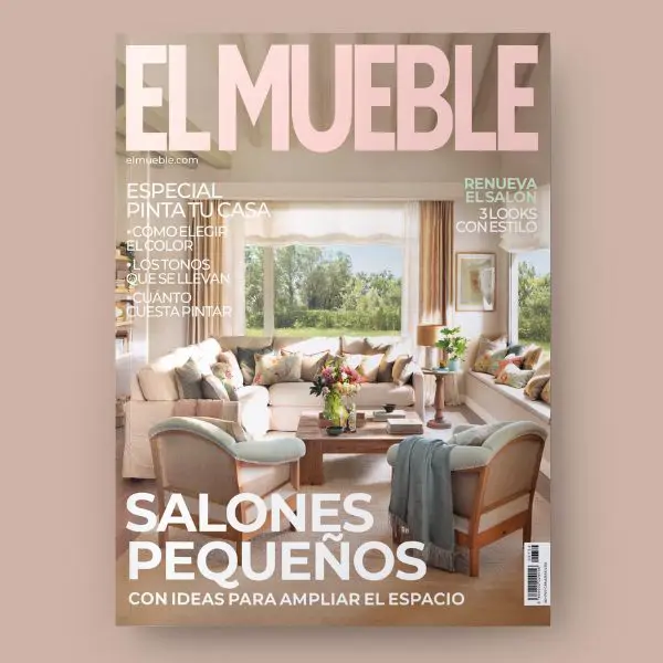 Todos los colores tendencia de 2025 para pintar las paredes de tu casa en la revista de abril de El Mueble