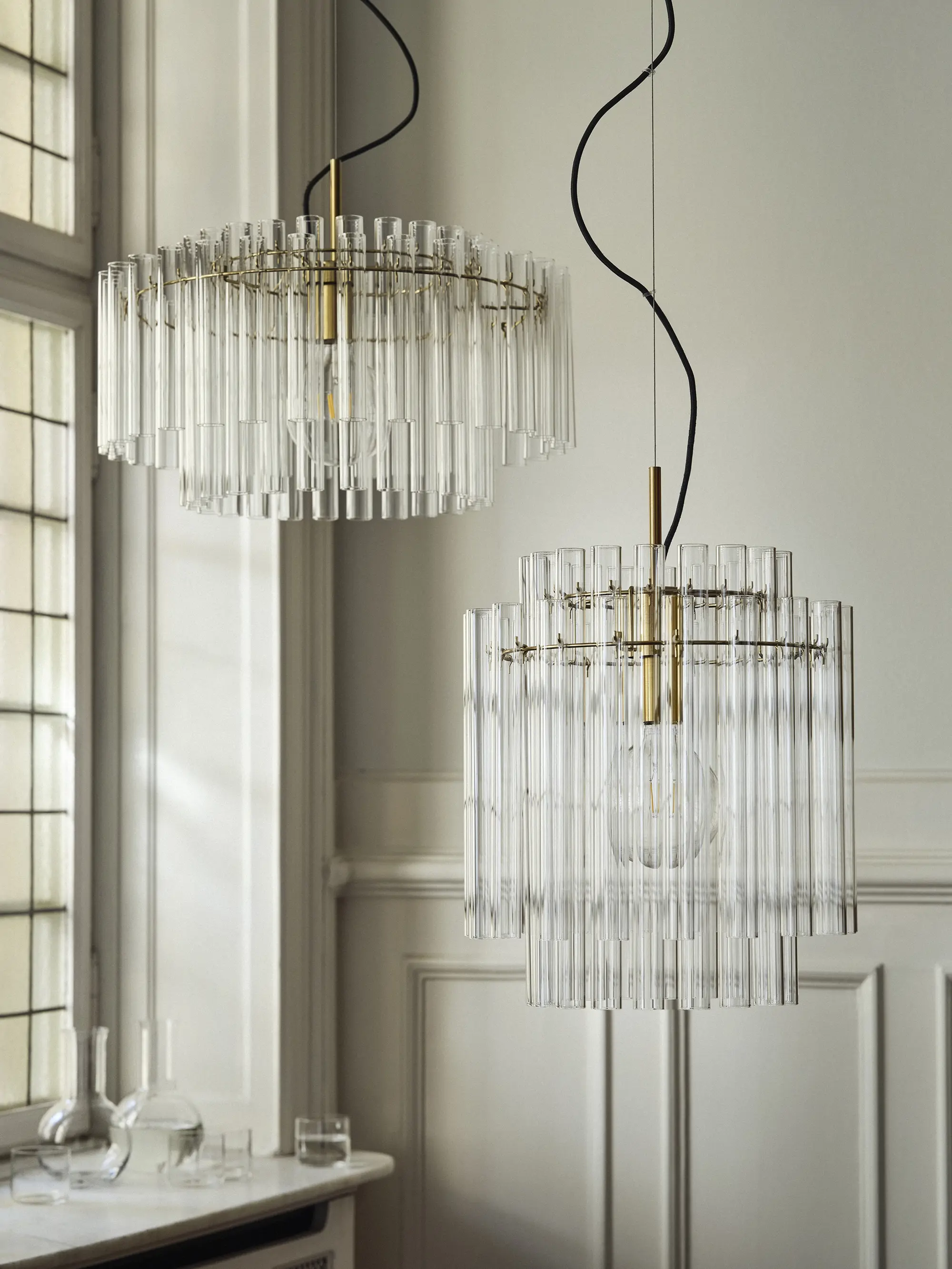 IKEA STOCKHOLM SALO´N lampara cristal moderna
