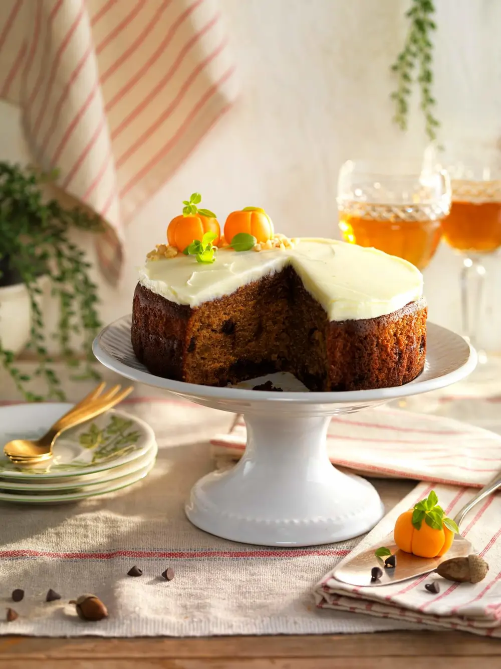 Bizcocho de calabaza y nueces