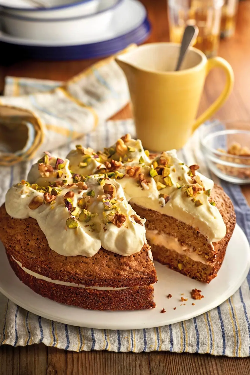 bizcocho de zanahoria con buttercream