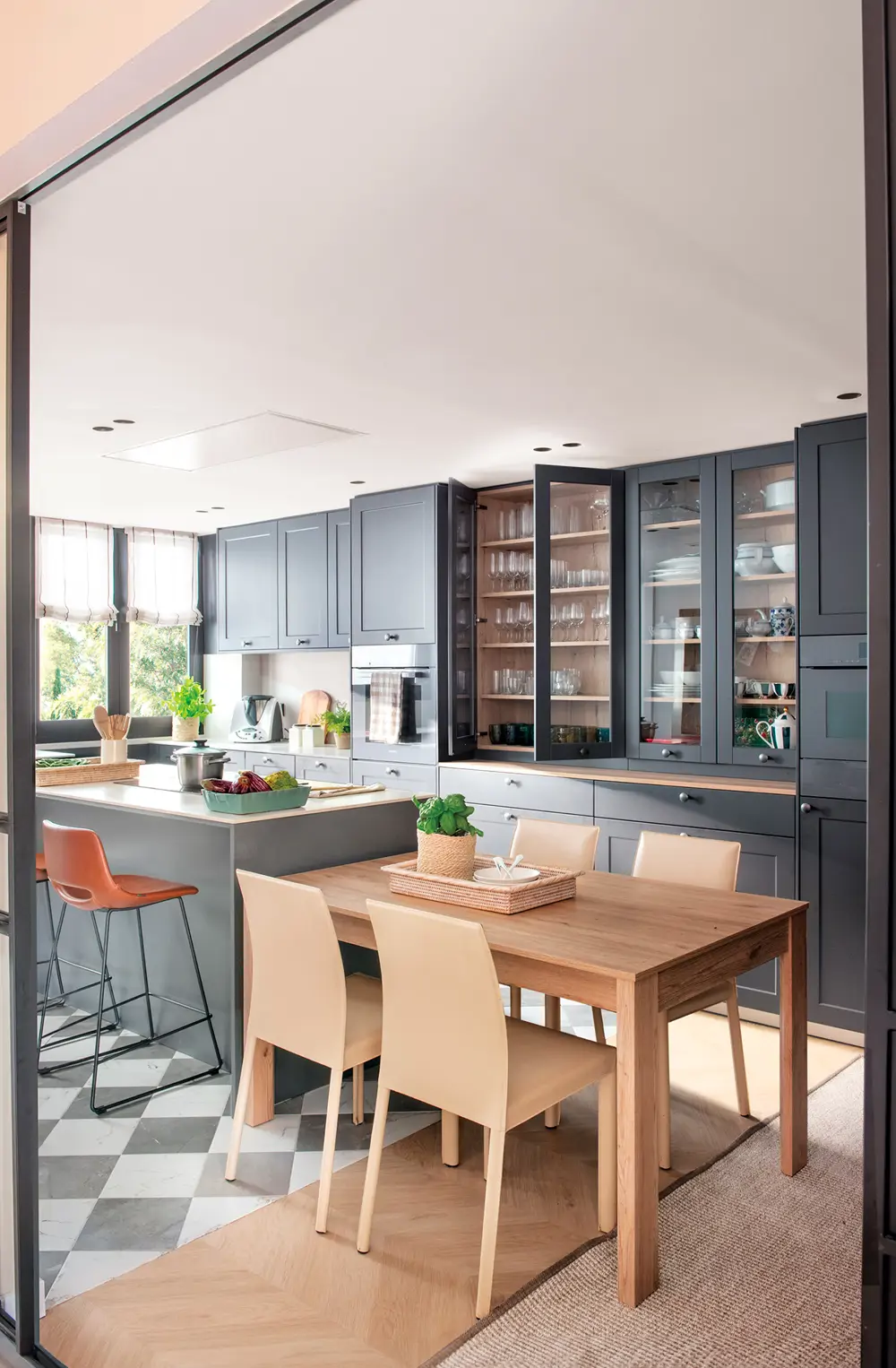 Cocina frente plano