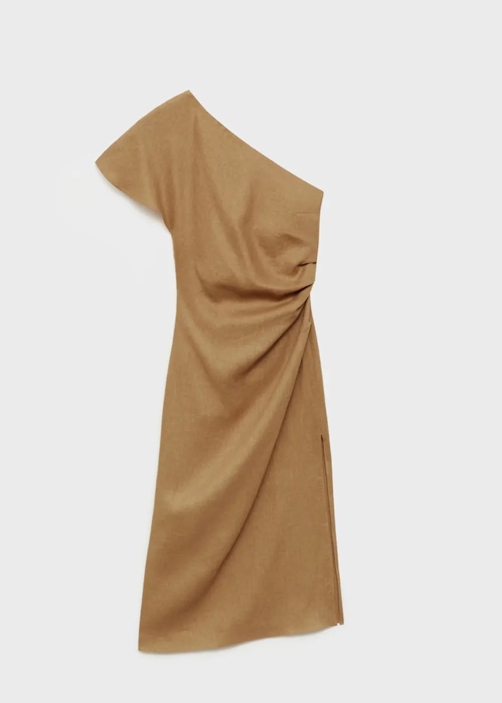 Vestido de lino asimétrico