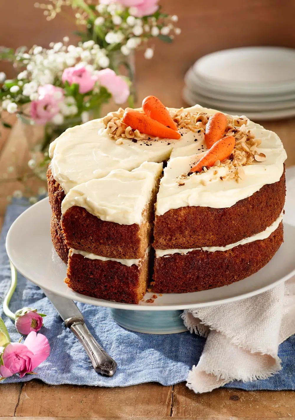 bizcocho zanahoria fondant
