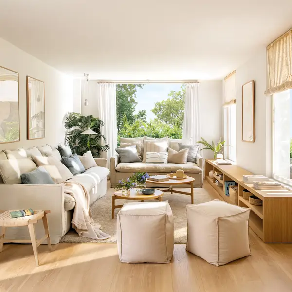 16 FOTOS y CONSEJOS de interiorista para que un salón pequeño parezca más grande