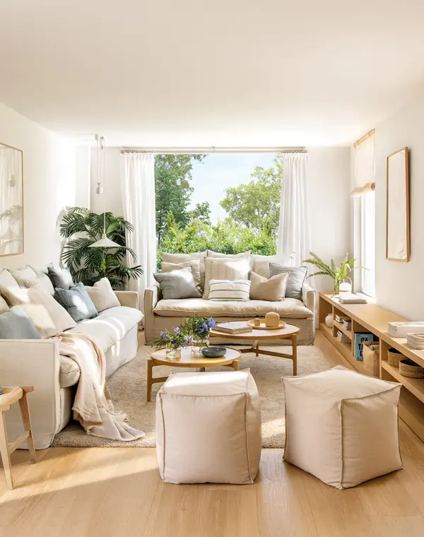 16 FOTOS y CONSEJOS de interiorista para que un salón pequeño parezca más grande