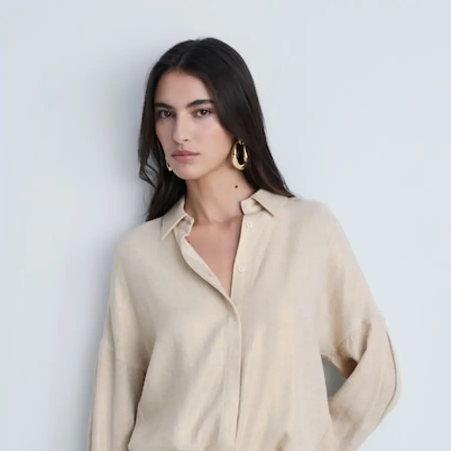 5 pantalones de lino, fresquitos y holgados de Mango