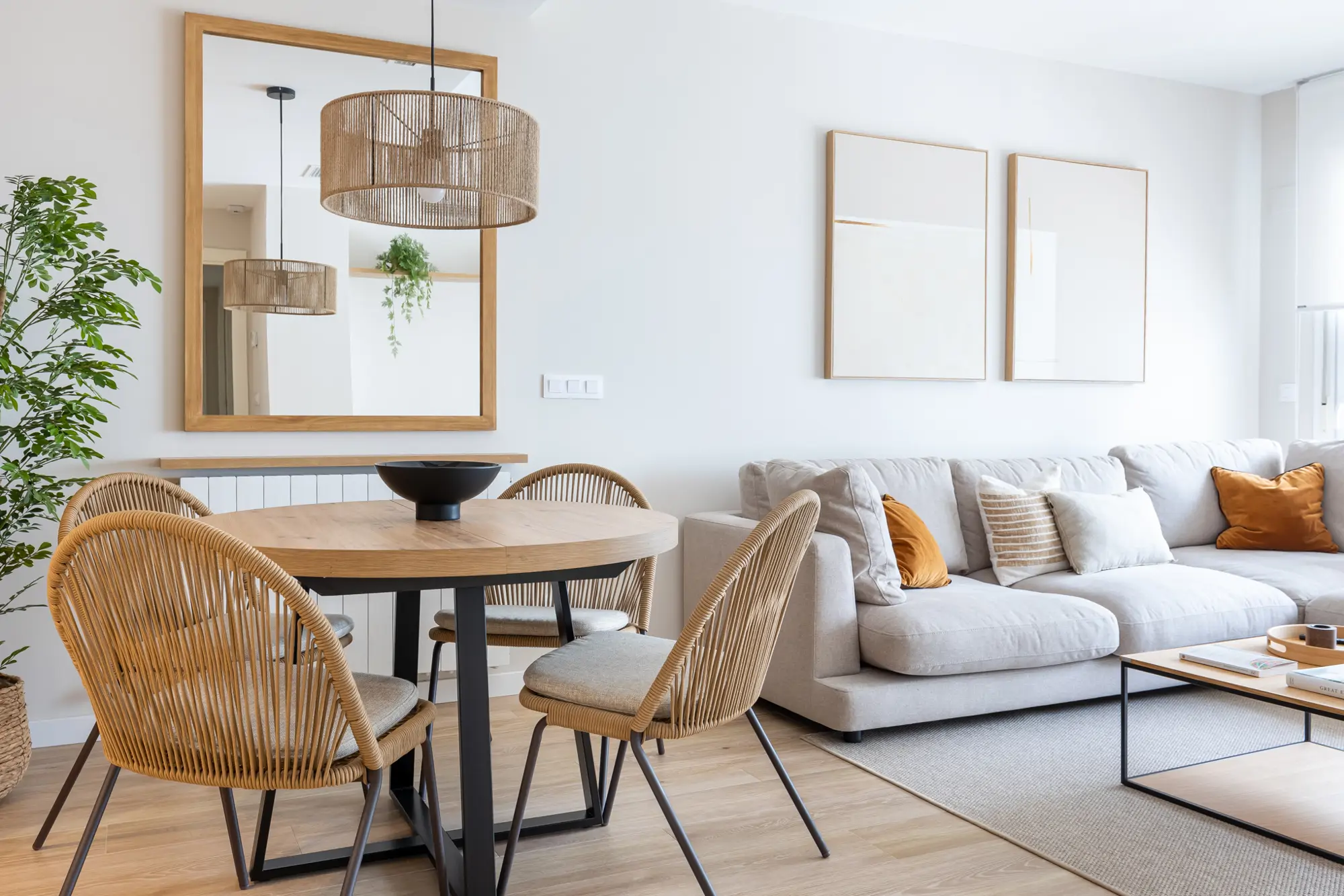 Salón comedor proyecto de Laura Martínez