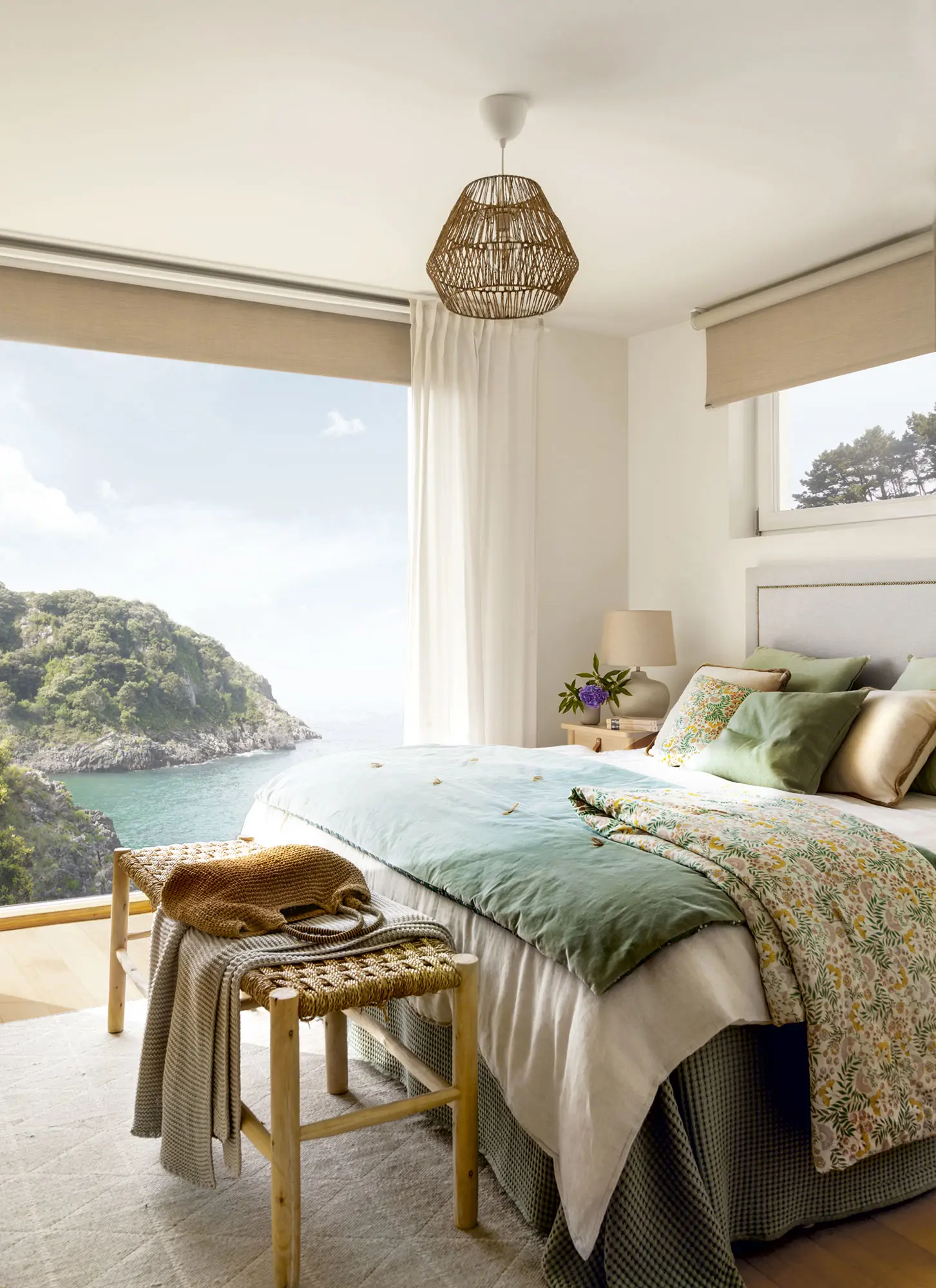 Habitación con vistas al Cantábrico
