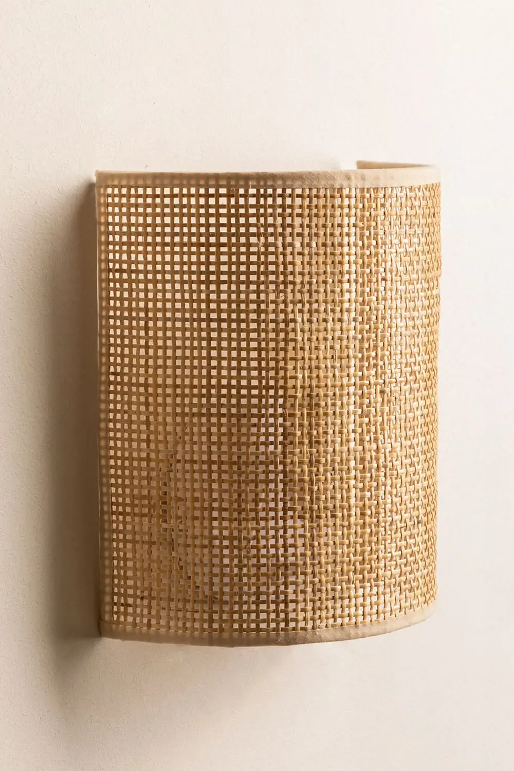 Aplique de pared en ratán