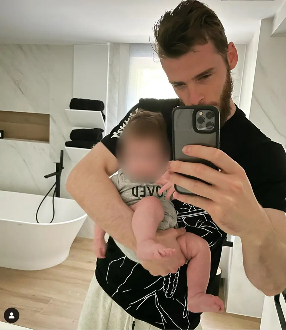 Baño David de Gea y Edurne