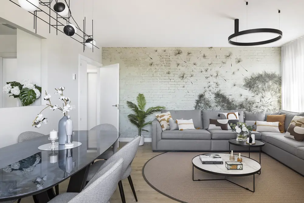 Un salón comedor funcional y cómodo