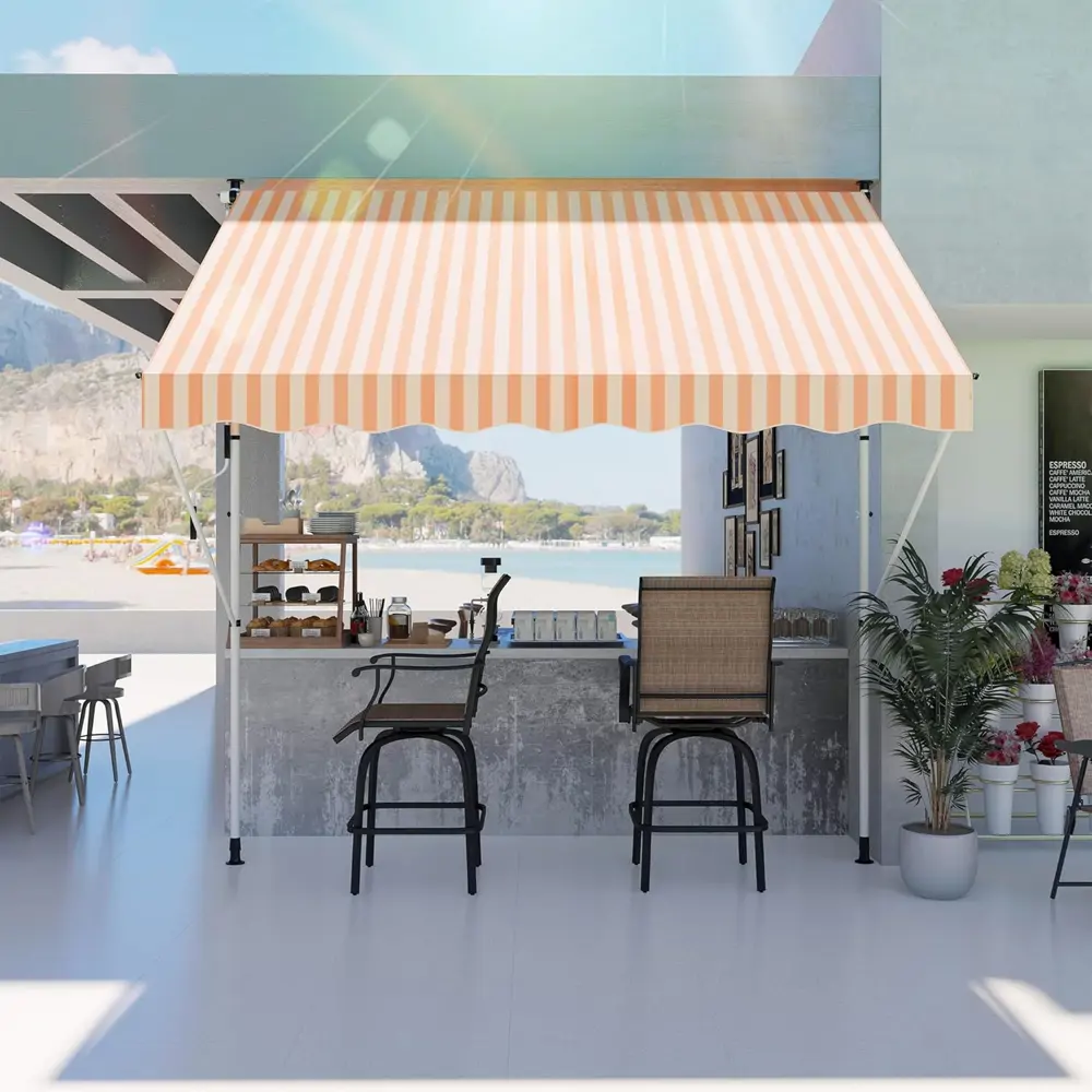 Toldo a rayas