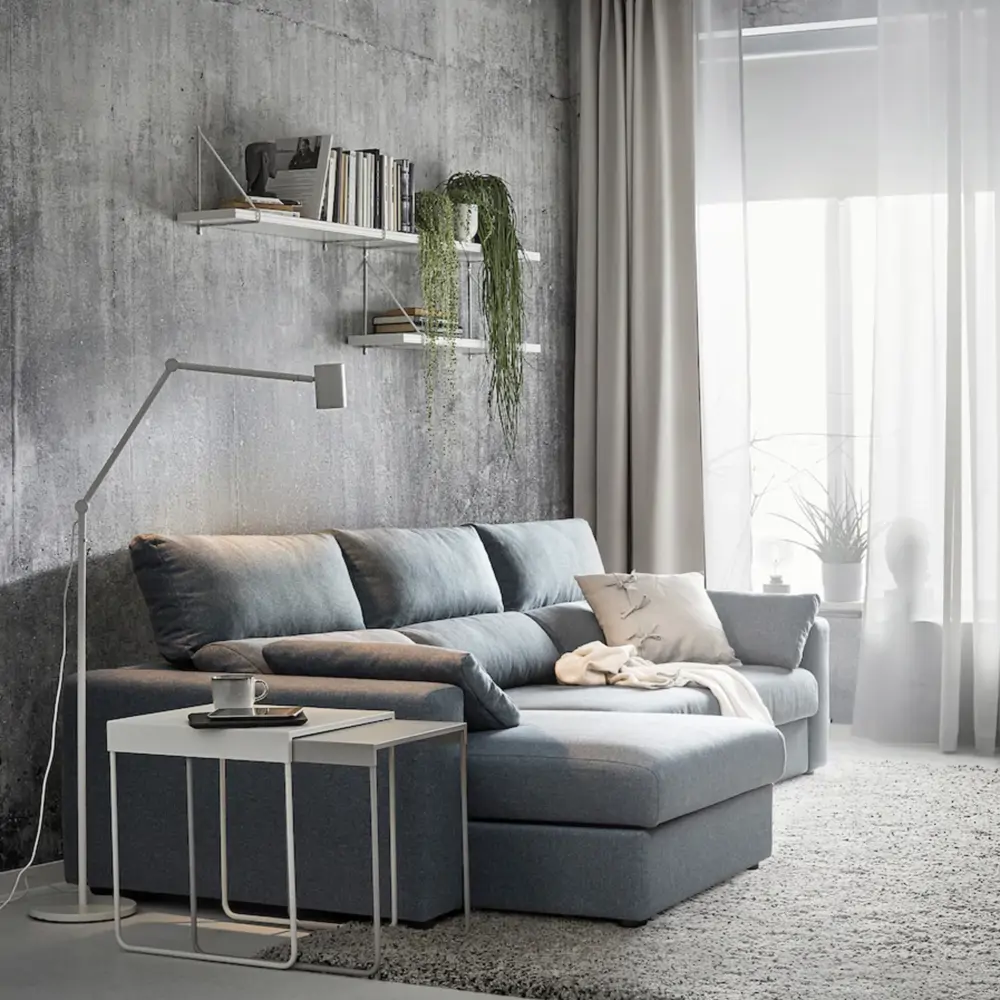 Sofá ESKILSTUNA de IKEA en azul