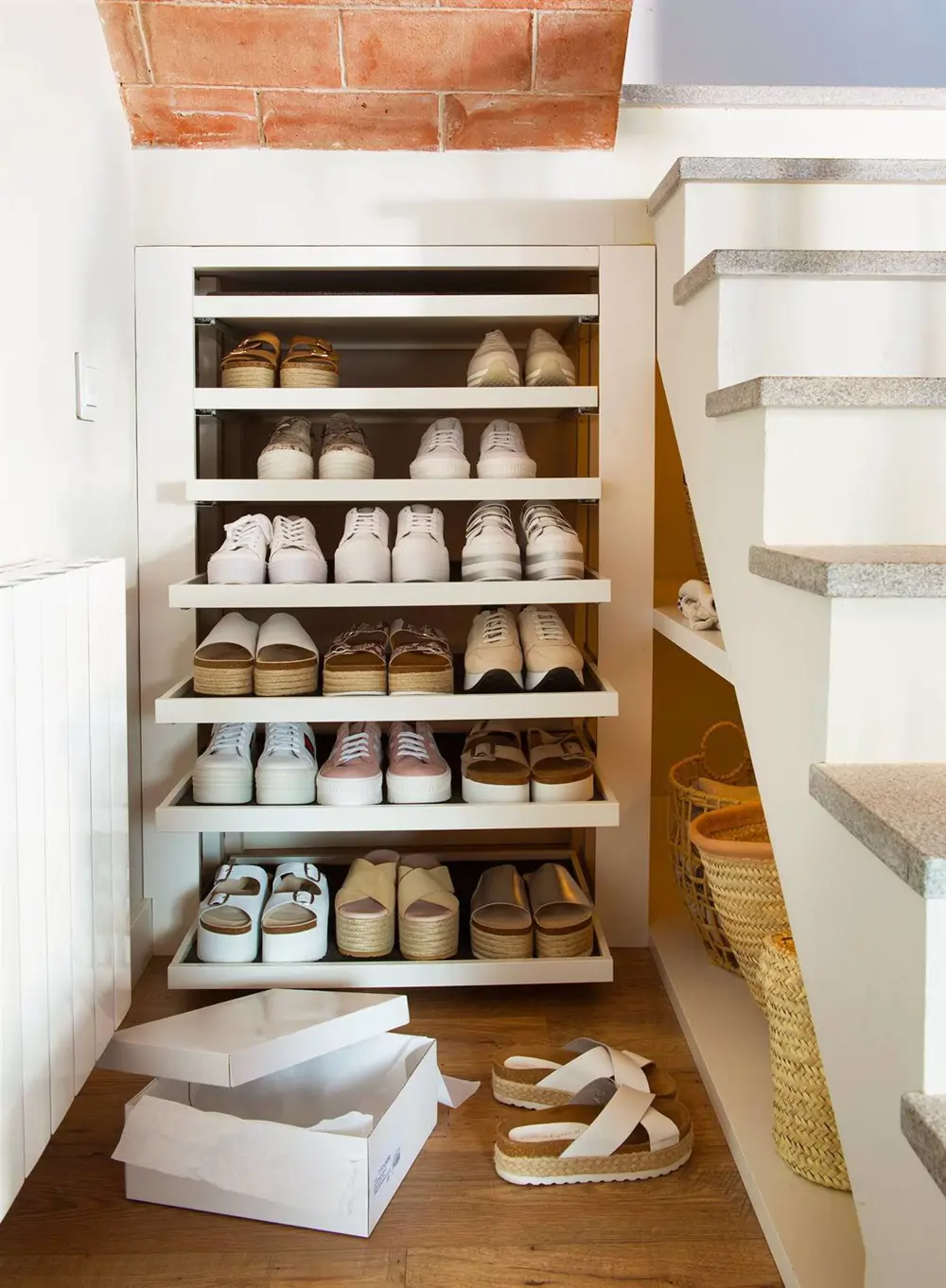 Zapatos organizados por ocasiones