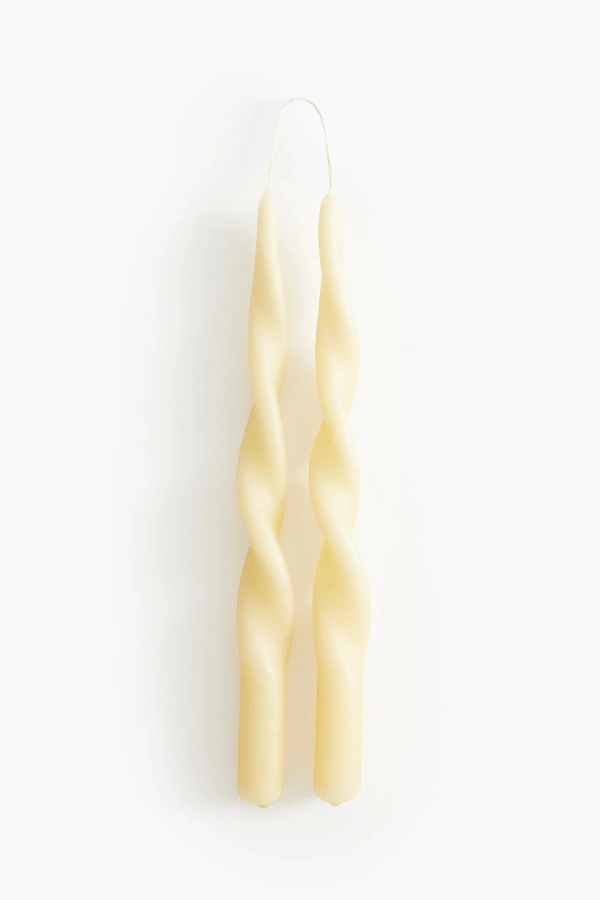 Pack de 2 velas cónicas en espiral