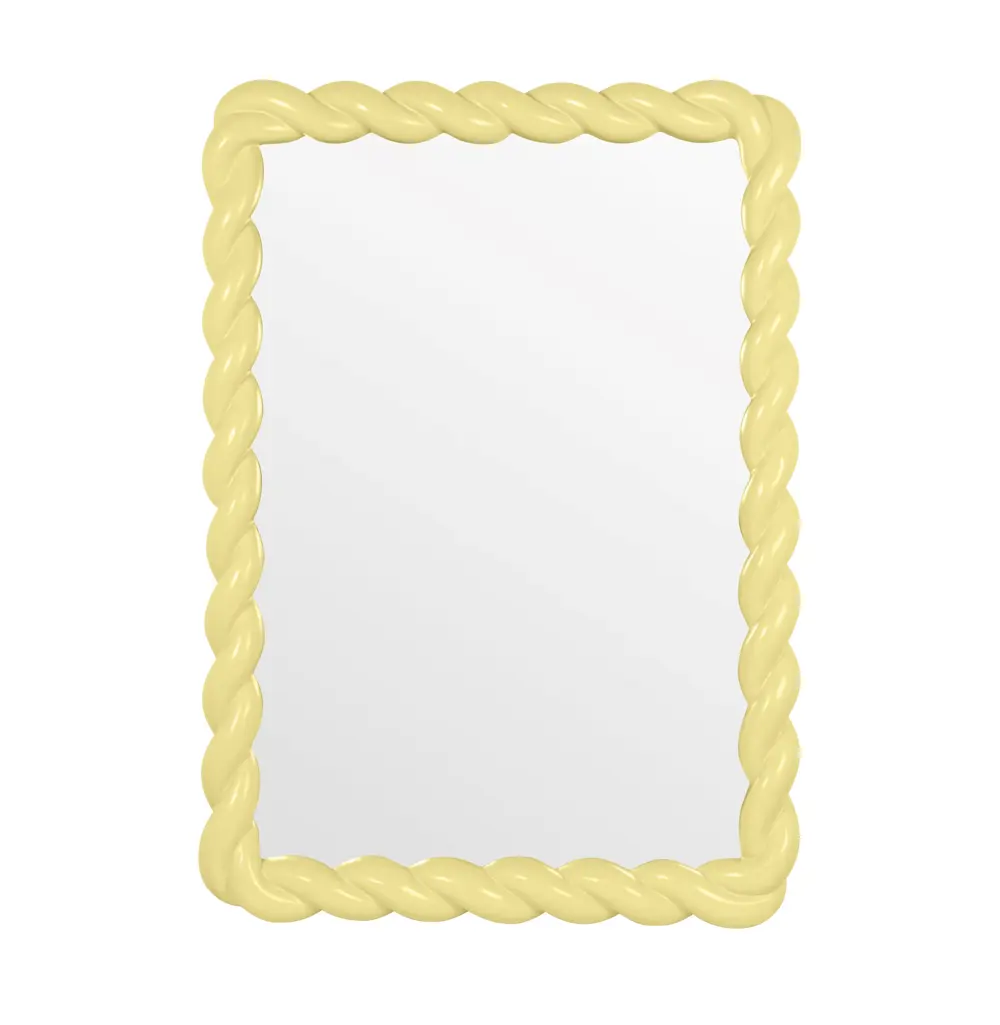 espejo amarillo maisons du monde