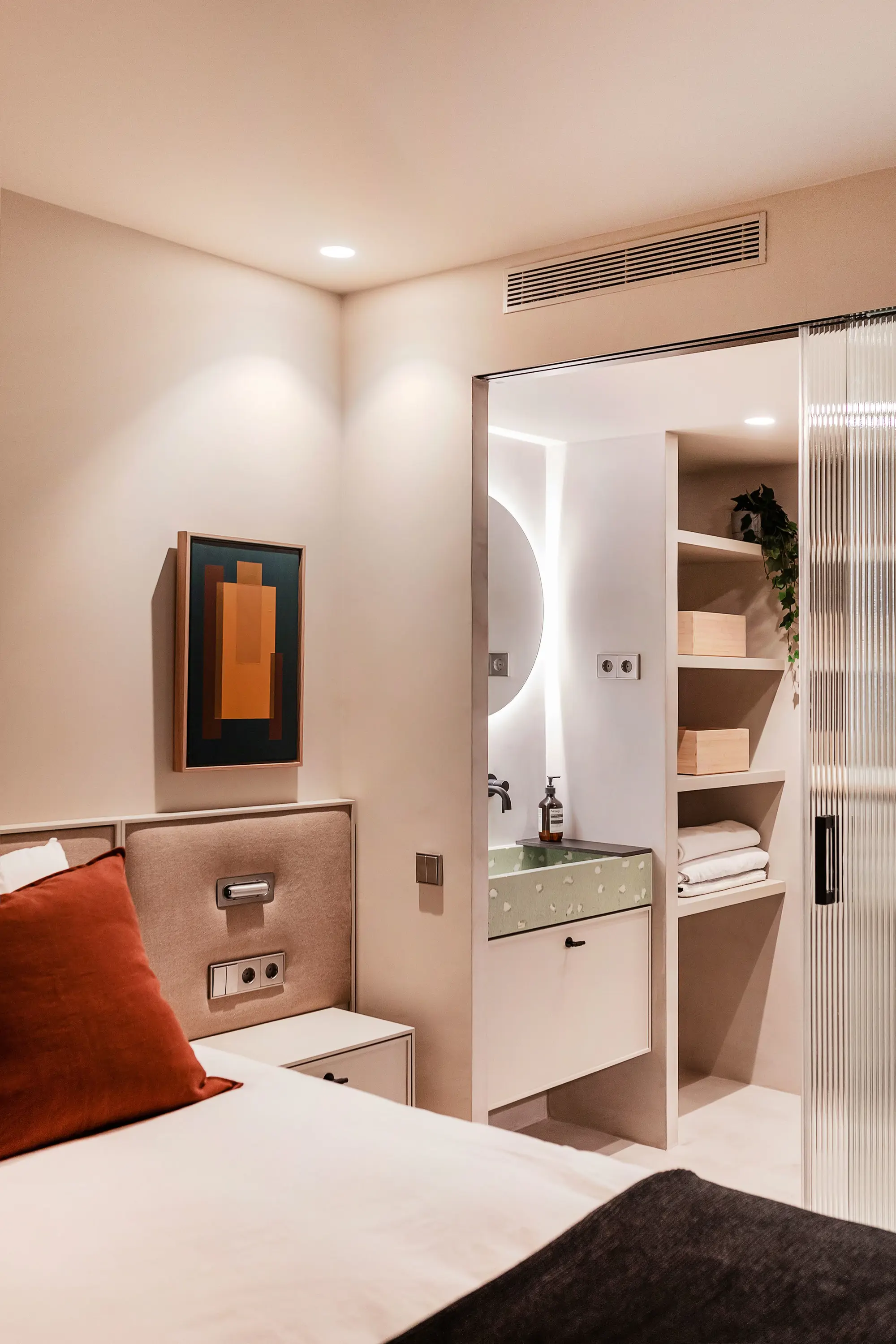 Un dormitorio tipo suite