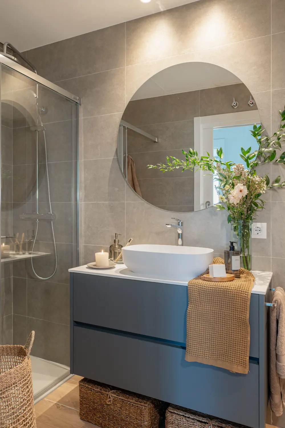 Baño azul quefalamaria